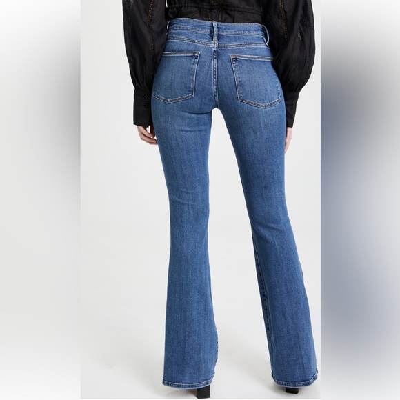 FRAME High Flare Jeans size 26, Sunfaded rips, SOLD OUT! NWT! $238 - Picture 2 of 11